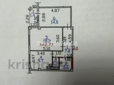 2-бөлмелі пәтер · 60 м² · 2/9 қабат, Жибек Жолы 5, бағасы: 27.5 млн ₸ в Усть-Каменогорске
