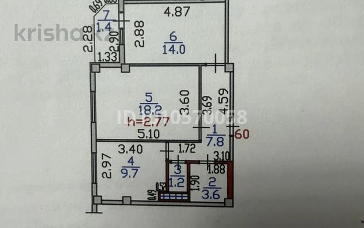 2-бөлмелі пәтер · 60 м² · 2/9 қабат, Жибек Жолы 5, бағасы: 27.5 млн ₸ в Усть-Каменогорске — фото 2