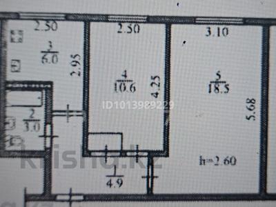 2-бөлмелі пәтер · 45 м² · 1/5 қабат, Алатау (ИЯФ) ш/а., ул. Жетбаева 14 — магазина Айгуль, бағасы: 25 млн ₸ в Алматы, Медеуский р-н