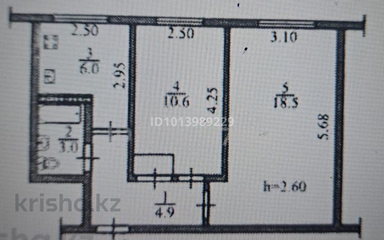 2-комнатная квартира · 45 м² · 1/5 этаж, мкр Алатау (ИЯФ), ул. Жетбаева 14 — магазина Айгуль за 25 млн ₸ в Алматы, Медеуский р-н — фото 14