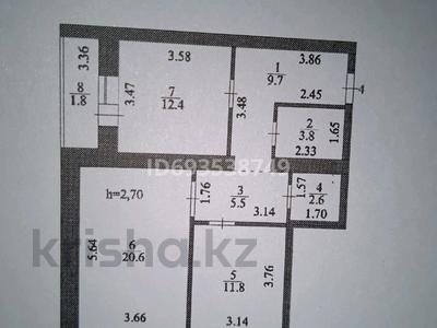 2-комнатная квартира, 68.2 м², 2/9 этаж, Нажмиденова 52А — А-426 за 29 млн 〒 в Астане, Алматы р-н