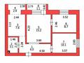3-комнатная квартира · 55 м² · 3/9 этаж, Есенберлина 28 за 21.5 млн ₸ в Астане, Сарыарка р-н — фото 2
