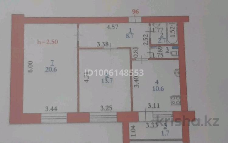 2-комнатная квартира · 61 м² · 5/9 этаж, Бокенбай Батыра — Бокенбай батыра, Кен дала, 12 мкр за 20 млн 〒 в Актобе — фото 2
