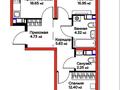 2-комнатная квартира · 67 м² · 3/12 этаж, мкр Акжар, Белжайлау 47а за 55 млн ₸ в Алматы, Наурызбайский р-н