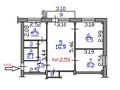 3-бөлмелі пәтер · 49.8 м² · 5/5 қабат, Беспалова 55 — бульвар Гагарина, бағасы: 18 млн ₸ в Усть-Каменогорске, Ульбинский
