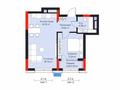 2-комнатная квартира · 46 м² · 11/14 этаж, Сагадат Нурмагамбетов 17 — Калдаякова за 31.5 млн ₸ в Астане, Сарайшык р-н — фото 3