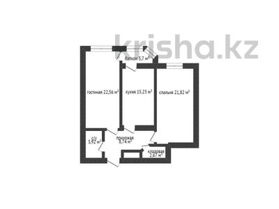 2-комнатная квартира, 82.73 м², 8/9 этаж, 11-й мкр 58 за ~ 20.7 млн 〒 в Актау, 11-й мкр