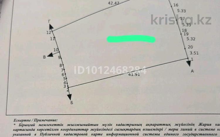 Участок · 10 соток, Е-449 23 за 100 млн ₸ в Астане, Есильский р-н — фото 2