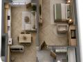 2-комнатная квартира · 45.3 м² · 2/9 этаж, ул. Тлендиева 345 за 37.2 млн ₸ в Алматы, Бостандыкский р-н