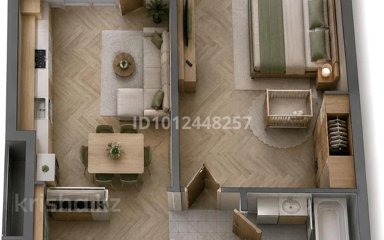 2-комнатная квартира · 45.3 м² · 2/9 этаж, ул. Тлендиева 345 за 37.2 млн ₸ в Алматы, Бостандыкский р-н — фото 2