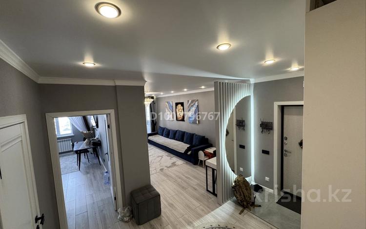 3-комнатная квартира · 80 м² · 12/13 этаж, Мукан Тулебаев 5 за 44 млн ₸ в Астане, Алматы р-н — фото 2