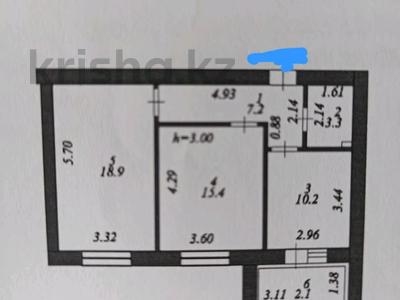 2-комнатная квартира · 57.1 м² · 6/12 этаж, А52 4 — Ш.Калдаякова/А 52 за 26 млн 〒 в Астане, Алматы р-н