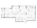 3-бөлмелі пәтер · 104 м² · 3/3 қабат, Кенесары хана 43/7, бағасы: ~ 132.3 млн ₸ в Алматы, Наурызбайский р-н — фото 2