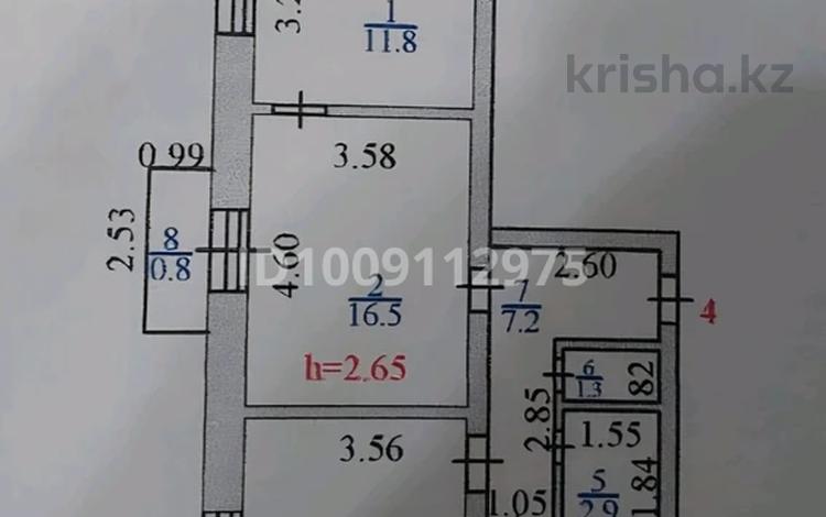 3-комнатная квартира · 62.7 м² · 2/2 этаж, Абая — Оптика ЛИТИС за 17 млн 〒 в Балхаше — фото 2