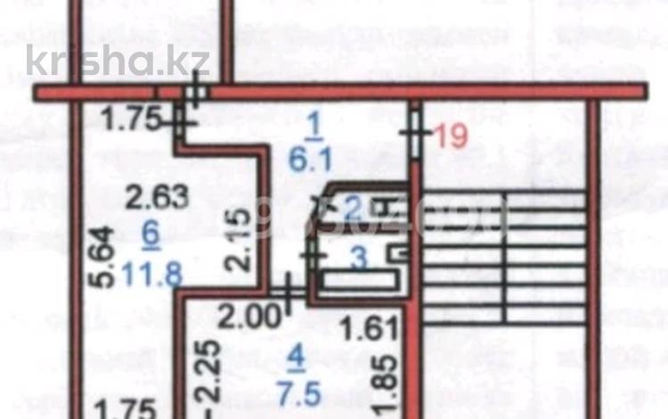 2-комнатная квартира, 45.1 м², 2/5 этаж, мауленов 10/3 — мауленов досжанов за 16 млн 〒 в Костанае — фото 2