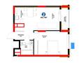2-комнатная квартира · 46.71 м² · 12/17 этаж, Е 908 — Бигвилль ŪIA расположился вблизи от пересечения проспекта Улы Дала и улицы Чингиза Айтматова за ~ 28.5 млн ₸ в Астане — фото 2