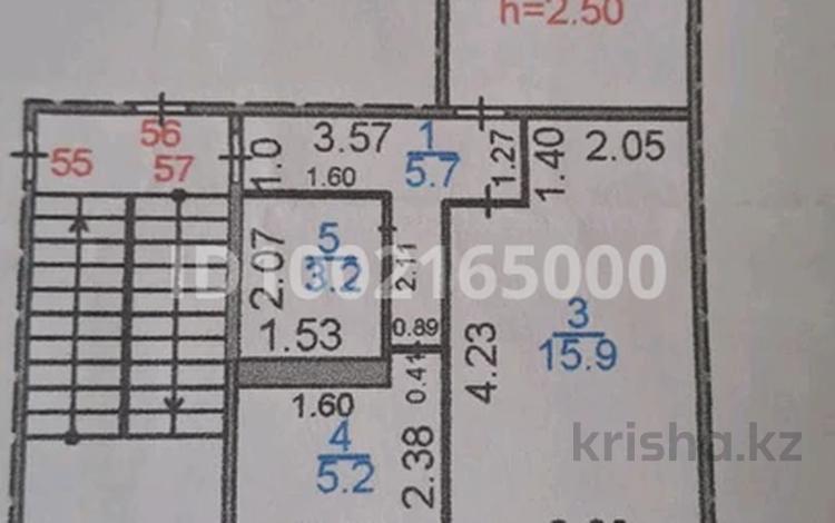 2-комнатная квартира · 47.8 м² · 4/5 этаж, Майкудук, Майкудук, 16й микрорайон 28 за 9.7 млн 〒 в Караганде, Алихана Бокейханова р-н — фото 2