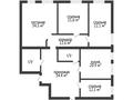 4-комнатная квартира · 173.8 м² · 3/5 этаж, мкр Болашак, Бокенбай батыра за 58.5 млн ₸ в Актобе — фото 22