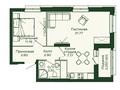 2-бөлмелі пәтер · 48 м² · 7/16 қабат, Сафуан Шаймерденов 4/1, бағасы: 27 млн ₸ в Астане, Сарайшык р-н