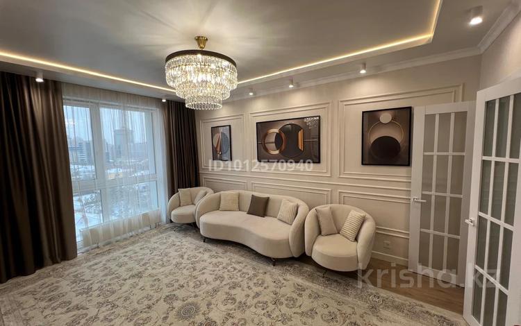 3-комнатная квартира · 90 м² · 9/21 этаж, Сарайшык 8 — Кунаева за 99 млн 〒 в Астане, Есильский р-н — фото 2