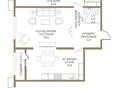 2-бөлмелі пәтер · 91.5 м² · 12/12 қабат, Розыбакиева 197/2, бағасы: ~ 90.4 млн ₸ в Алматы, Бостандыкский р-н