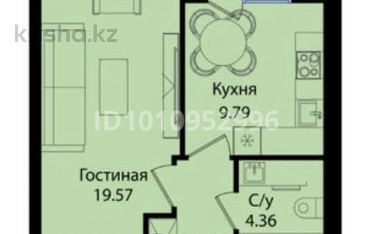 1-бөлмелі пәтер · 38.9 м² · 9/9 қабат, E-15 16, бағасы: 26.5 млн ₸ в Астане, Нура р-н — фото 2