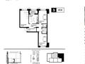 3-бөлмелі пәтер · 86.5 м² · 1/9 қабат, Райымбек батыр 2, бағасы: 52.6 млн ₸ в Астане, Сарайшык р-н — фото 2