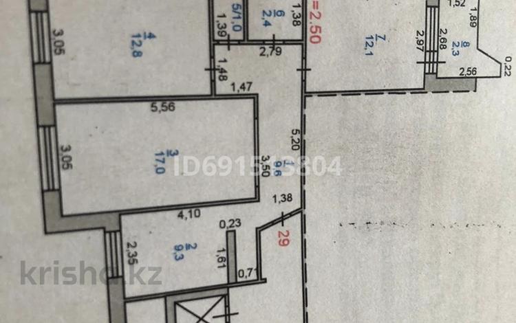 3-комнатная квартира, 66.5 м², 8/10 этаж, сибирская 87 за 23 млн 〒 в Павлодаре — фото 2