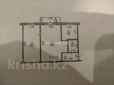 2-комнатная квартира · 45.3 м² · 2/5 этаж, Жунисова — 17 и 19 школы за 12 млн ₸ в Уральске