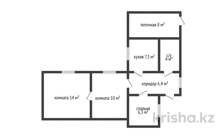Отдельный дом • 3 комнаты • 56 м² • 4 сот., Северо-западный за 10 млн 〒 в Костанае — фото 2