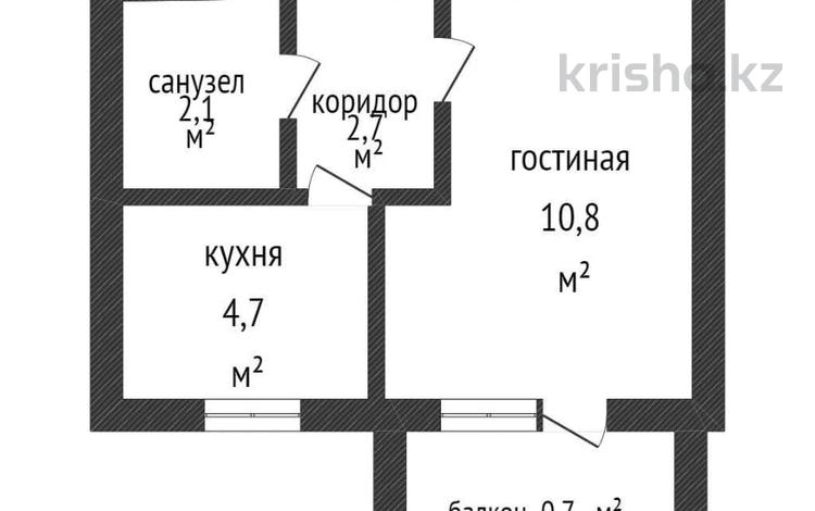 1-комнатная квартира, 21 м², 5/5 этаж, хобдинский переулок за 4.8 млн 〒 в Актобе, мкр Гормолзавод — фото 15