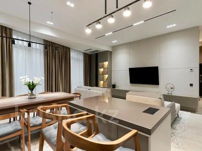 3-бөлмелі пәтер · 120 м² · 4/8 қабат, Арайлы 12, бағасы: 152 млн ₸ в Алматы, Бостандыкский р-н