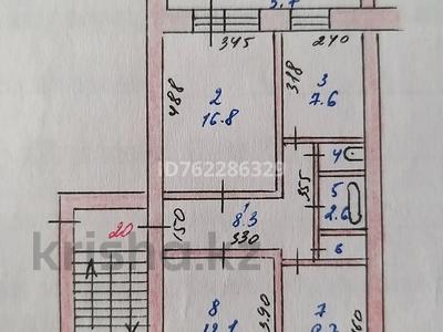 3-бөлмелі пәтер · 63.7 м² · 4/6 қабат, Камзина 67 — Магазин Скиф, бағасы: 21 млн ₸ в Аксу