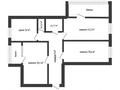 3-бөлмелі пәтер · 67 м² · 9/9 қабат, проспект Абылай-Хана, бағасы: 20 млн ₸ в Кокшетау — фото 12