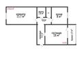 2-бөлмелі пәтер · 57 м² · 8/10 қабат, Ул. Наурыз 7, бағасы: 24.4 млн ₸ в Костанае — фото 12
