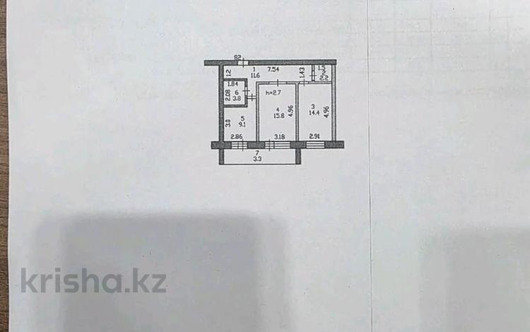 2-комнатная квартира · 60 м² · 3/9 этаж, парковая за 24.5 млн ₸ в Петропавловске — фото 2