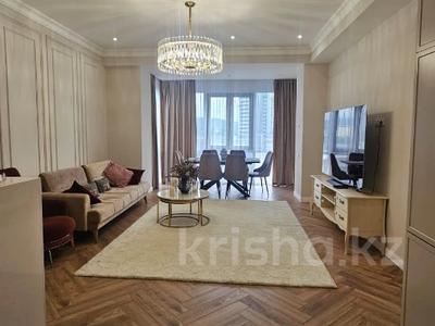 3-бөлмелі пәтер · 120 м² · 11/21 қабат, мкр Самал-2, Снегина — Мендикулова/Аль-фараби, бағасы: 130 млн ₸ в Алматы, Медеуский р-н