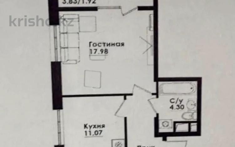 2-бөлмелі пәтер · 45 м² · 6/9 қабат, Жандосова, бағасы: 40 млн ₸ в Алматы, Ауэзовский р-н — фото 4