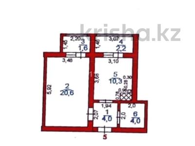 1-комнатная квартира · 42.7 м² · 2/5 этаж, мкр Туран 984/5.1 — Жаңа Ипподром жанында. Бозарық кольцовойдан 2км за 15.9 млн ₸ в Шымкенте, Каратауский р-н