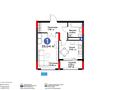 1-бөлмелі пәтер · 39 м² · 3/14 қабат, Бухар Жырау 33, бағасы: 33 млн ₸ в Астане, Есильский р-н