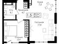 2-комнатная квартира · 48.2 м² · 2/16 этаж, мкр Нурсат, Аргынбекова за 28.5 млн ₸ в Шымкенте, Каратауский р-н — фото 4