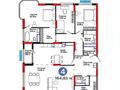 4-комнатная квартира · 169 м² · 11/16 этаж, Туркестан 16/3 — Вид на Ботанический за ~ 240 млн ₸ в Астане, Есильский р-н — фото 22