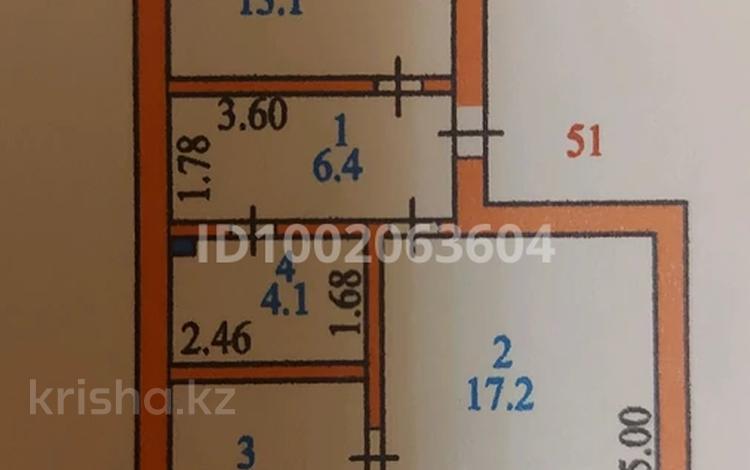 2-бөлмелі пәтер · 51.1 м² · 1/5 қабат, Интернациональная — Тоқсан би, бағасы: 26 млн ₸ в Петропавловске — фото 2