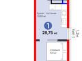 1-комнатная квартира · 30 м² · 4/6 этаж, Бауыржана Момышулы — 3м, квартира продается реально за ~ 20.5 млн ₸ в Алматы, Алатауский р-н