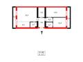3-комнатная квартира · 87.7 м² · 7/9 этаж, ул. Болекпаева за 49 млн ₸ в Астане, Сарайшык р-н — фото 21
