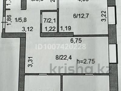 4-комнатная квартира · 90.5 м² · 8/10 этаж, мкрн. Центральный 50А за 45 млн 〒 в Кокшетау