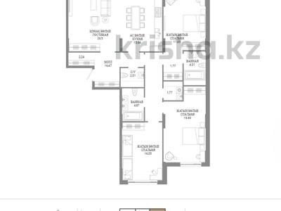 4-бөлмелі пәтер · 134.1 м² · 3/12 қабат, А 32 2Б — БЕЗ КОМИССИИ!!! ЗВОНИТЕ!!!, бағасы: ~ 130.8 млн ₸ в Астане