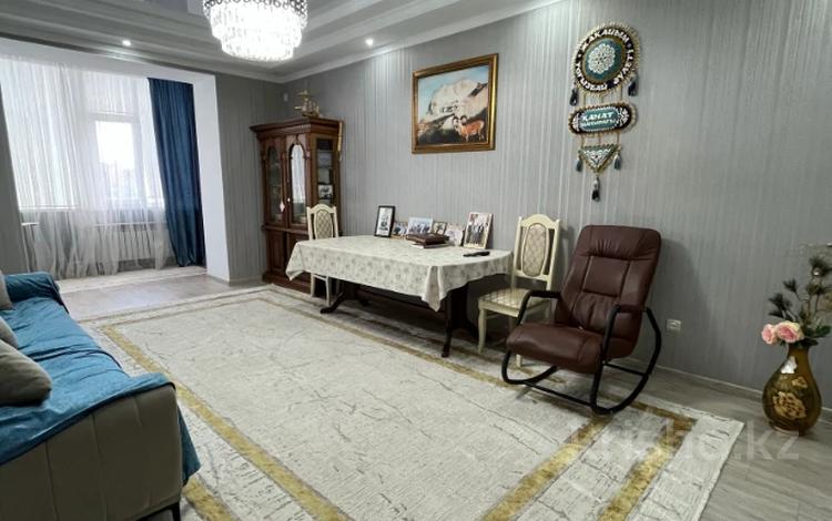 3-бөлмелі пәтер · 105 м² · 1/5 қабат, Алтын орда ш/а., Халел Досмухаммедулы 18г, бағасы: 38 млн ₸ в Актобе, мкр. Алтын орда — фото 2