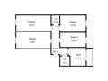 4-бөлмелі пәтер · 102.8 м² · 2/9 қабат, Назарбаева 235, бағасы: 74.5 млн ₸ в Костанае — фото 24