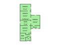 Отдельный дом · 3 комнаты · 70.2 м² · 5.5 сот., О. Шипина 82 за 18 млн ₸ в Костанае — фото 4